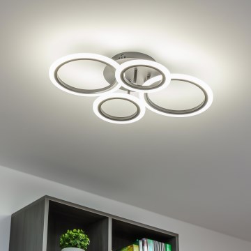 Brilagi - Lámpara de techo LED regulable ORBITS LED/50W/230V 3000-6500K + control remoto