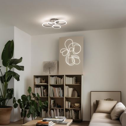 Brilagi - Lámpara de techo LED regulable ORBITS LED/50W/230V 3000-6500K + control remoto