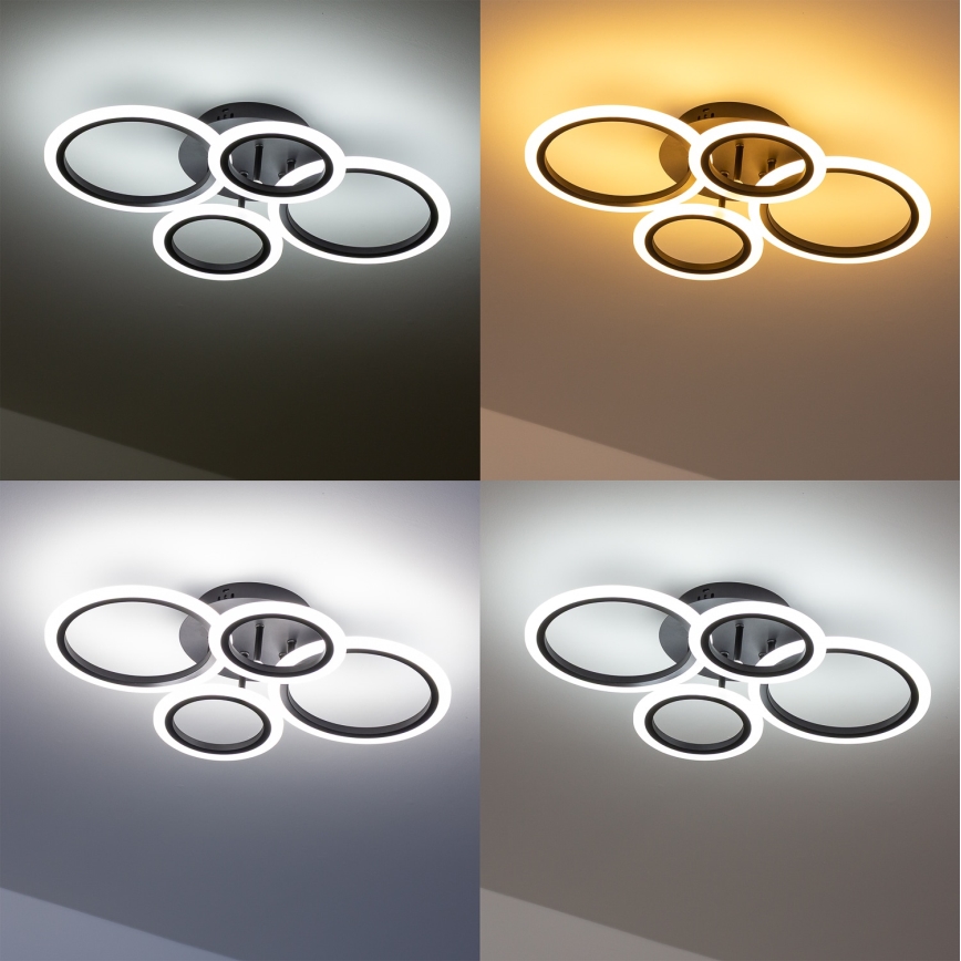 Brilagi - Lámpara de techo LED regulable ORBITS LED/50W/230V 3000-6500K + control remoto