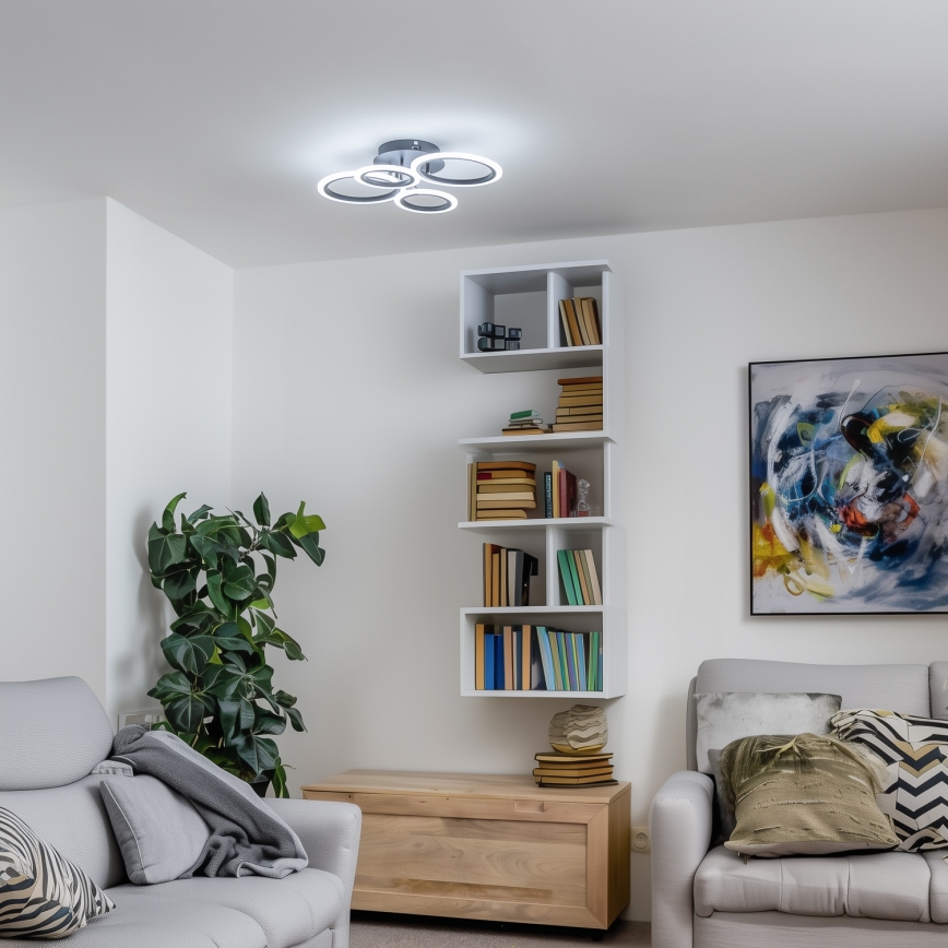 Brilagi - Lámpara de techo LED regulable ORBITS LED/50W/230V 3000-6500K + control remoto