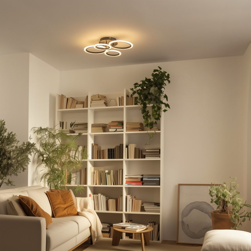 Brilagi - Lámpara de techo LED regulable ORBITS LED/50W/230V 3000-6500K + control remoto