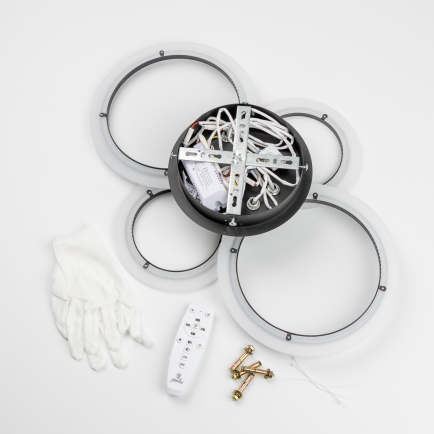 Brilagi - Lámpara de techo LED regulable ORBITS LED/50W/230V 3000-6500K + control remoto
