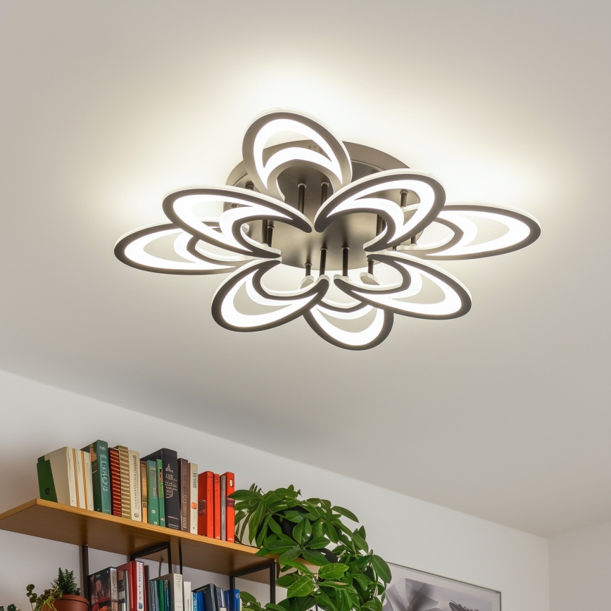 Brilagi - Lámpara de techo LED regulable TWIST LED/125W/230V 3000-6500K + control remoto