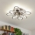 Brilagi - Lámpara de techo LED regulable TWIST LED/125W/230V 3000-6500K + control remoto