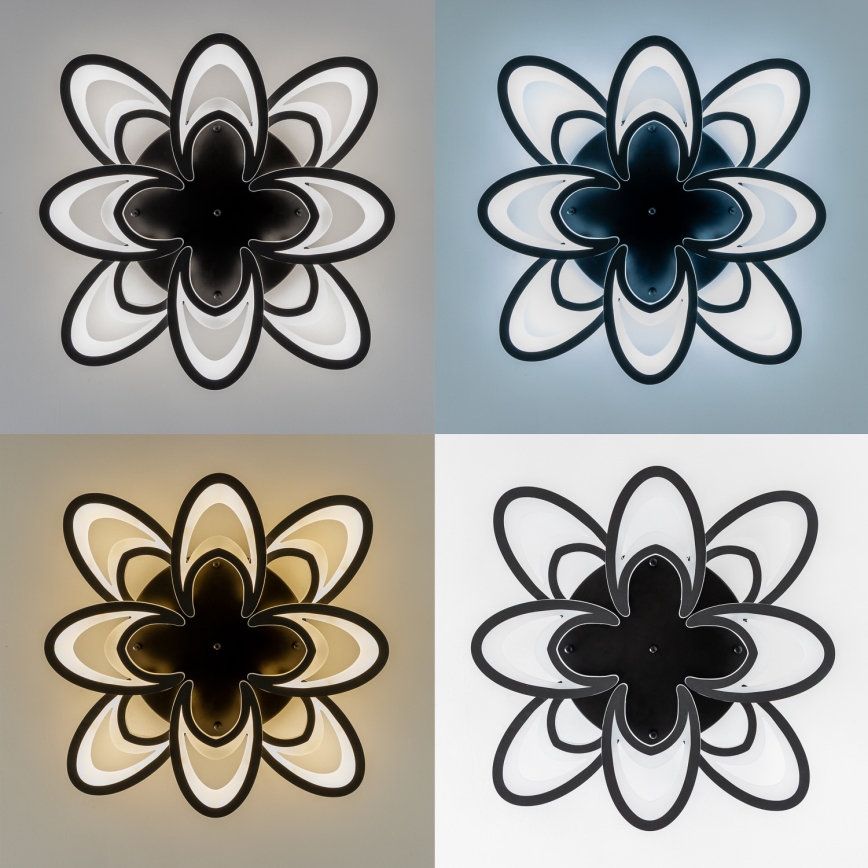 Brilagi - Lámpara de techo LED regulable TWIST LED/125W/230V 3000-6500K + control remoto