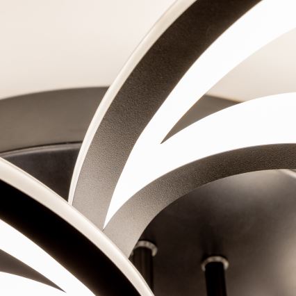Brilagi - Lámpara de techo LED regulable TWIST LED/125W/230V 3000-6500K + control remoto