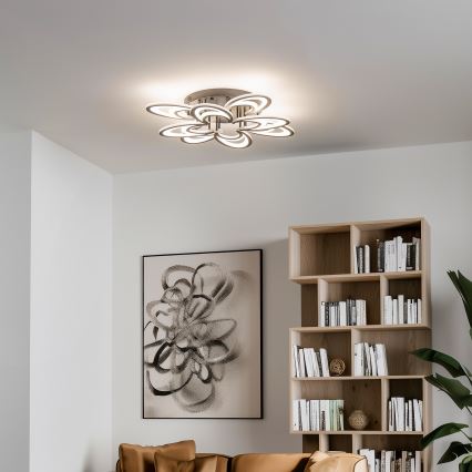 Brilagi - Lámpara de techo LED regulable TWIST LED/125W/230V 3000-6500K + control remoto