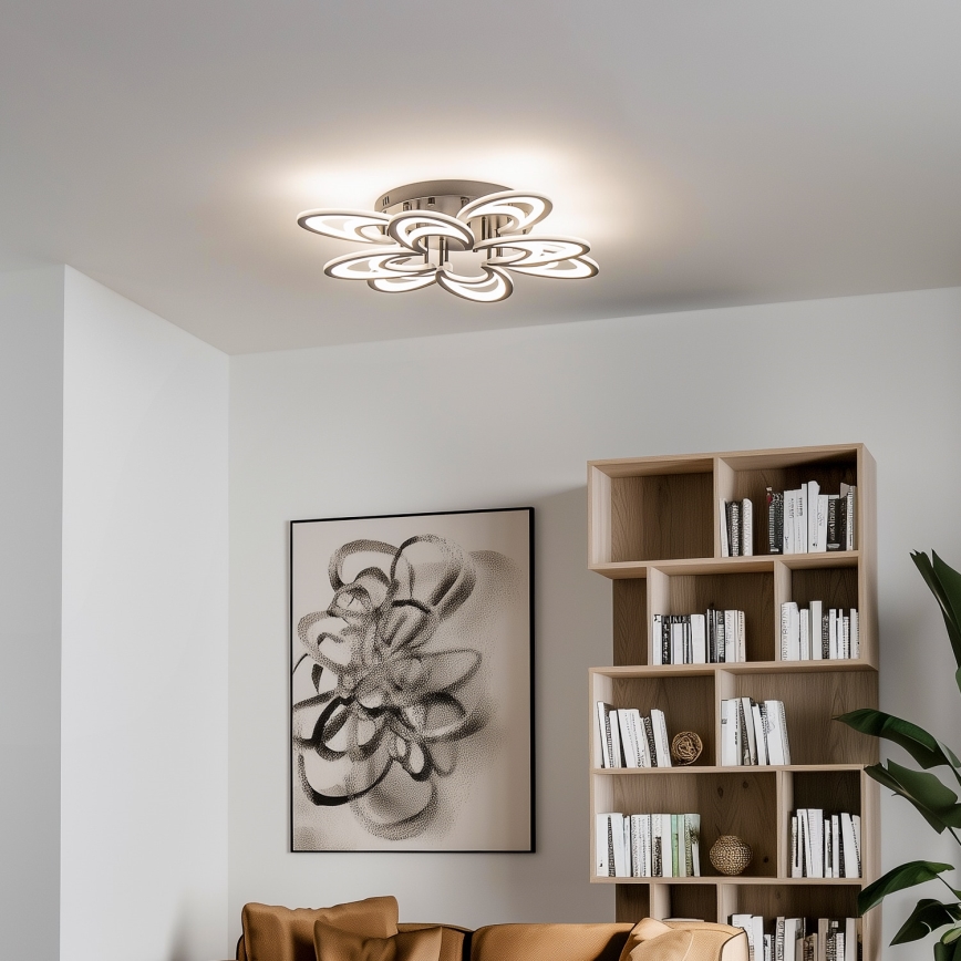 Brilagi - Lámpara de techo LED regulable TWIST LED/125W/230V 3000-6500K + control remoto