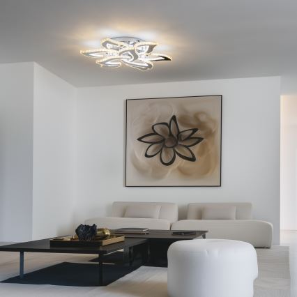 Brilagi - Lámpara de techo LED regulable TWIST LED/180W/230V 3000-6500K + control remoto