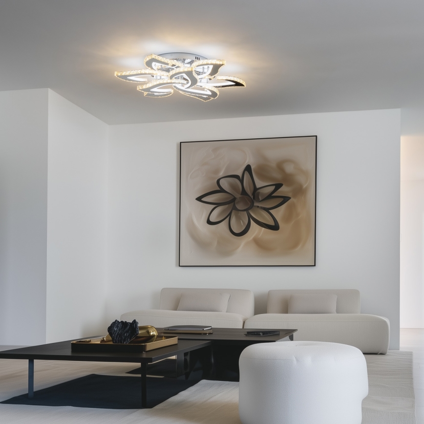 Brilagi - Lámpara de techo LED regulable TWIST LED/180W/230V 3000-6500K + control remoto