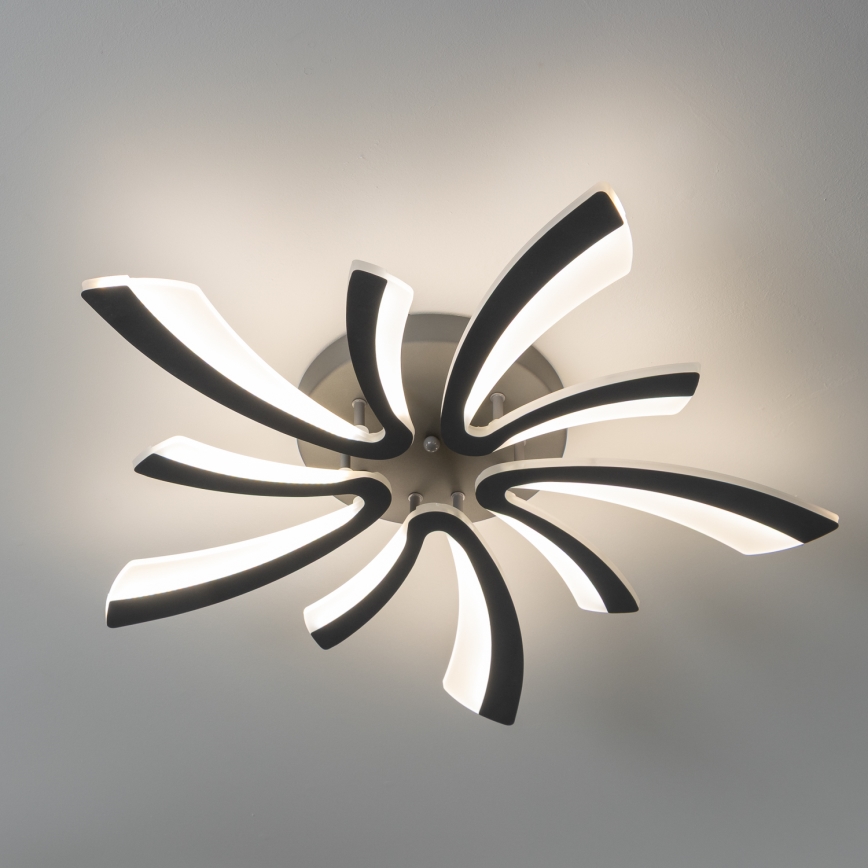 Brilagi - Lámpara de techo LED regulable TWIST LED/55W/230V 3000-6500K antracita + control remoto