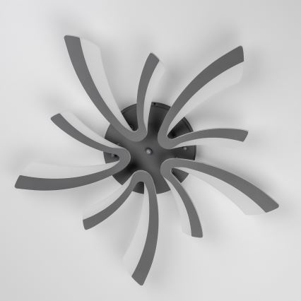 Brilagi - Lámpara de techo LED regulable TWIST LED/55W/230V 3000-6500K antracita + control remoto