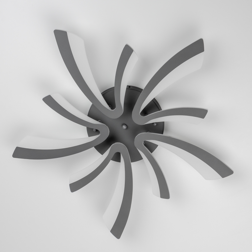 Brilagi - Lámpara de techo LED regulable TWIST LED/55W/230V 3000-6500K antracita + control remoto