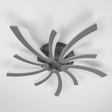 Brilagi - Lámpara de techo LED regulable TWIST LED/55W/230V 3000-6500K antracita + control remoto