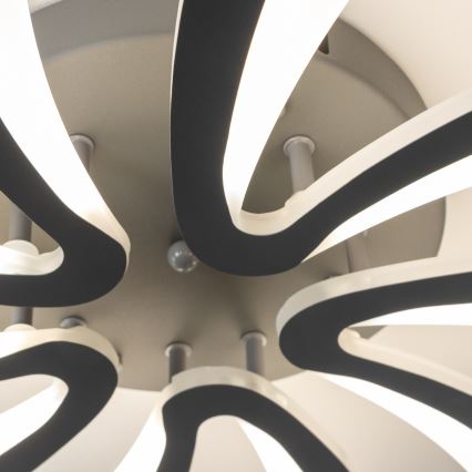 Brilagi - Lámpara de techo LED regulable TWIST LED/55W/230V 3000-6500K antracita + control remoto