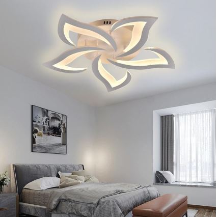 Brilagi - Lámpara de techo LED regulable TWIST LED/55W/230V 3000-6500K blanco + control remoto