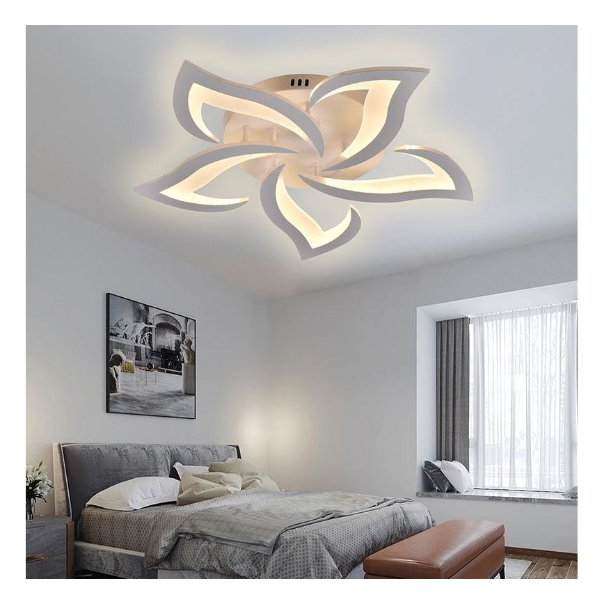 Brilagi - Lámpara de techo LED regulable TWIST LED/55W/230V 3000-6500K blanco + control remoto
