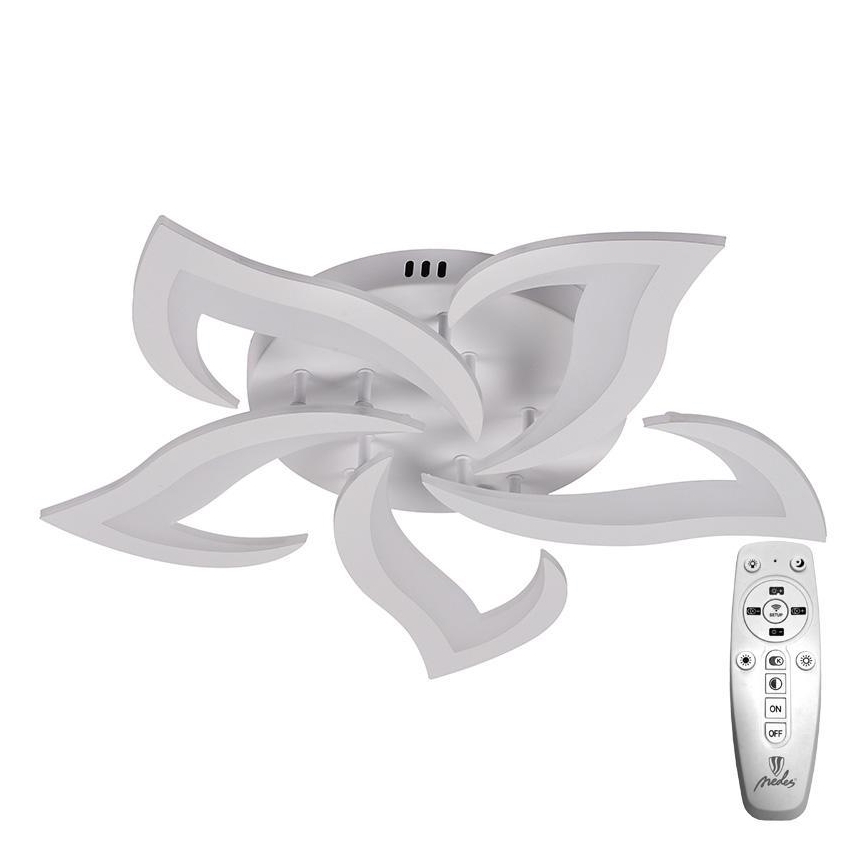 Brilagi - Lámpara de techo LED regulable TWIST LED/55W/230V 3000-6500K blanco + control remoto