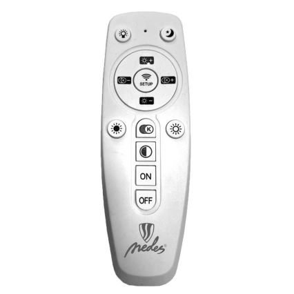 Brilagi - Lámpara de techo LED regulable TWIST LED/55W/230V 3000-6500K blanco + control remoto
