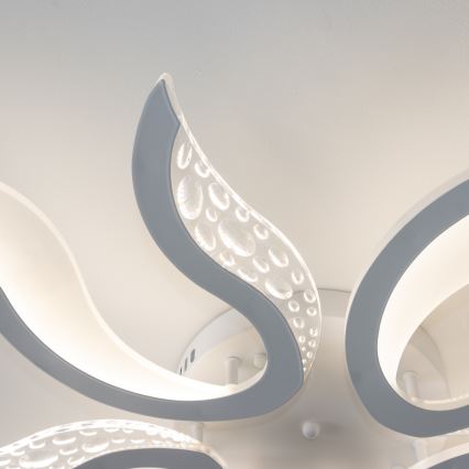 Brilagi - Lámpara de techo LED regulable TWIST LED/65W/230V 3000-6500K blanco + control remoto