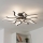 Brilagi - Lámpara de techo LED regulable TWIST LED/65W/230V 3000-6500K negro + control remoto