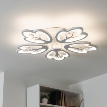Brilagi - Lámpara de techo LED regulable TWIST LED/80W/230V 3000-6500K blanco + control remoto