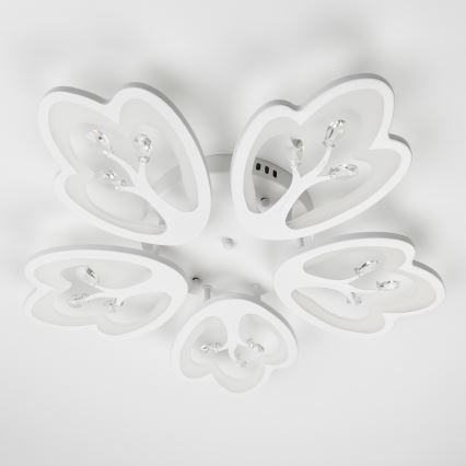 Brilagi - Lámpara de techo LED regulable TWIST LED/80W/230V 3000-6500K blanco + control remoto