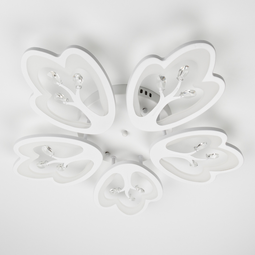 Brilagi - Lámpara de techo LED regulable TWIST LED/80W/230V 3000-6500K blanco + control remoto