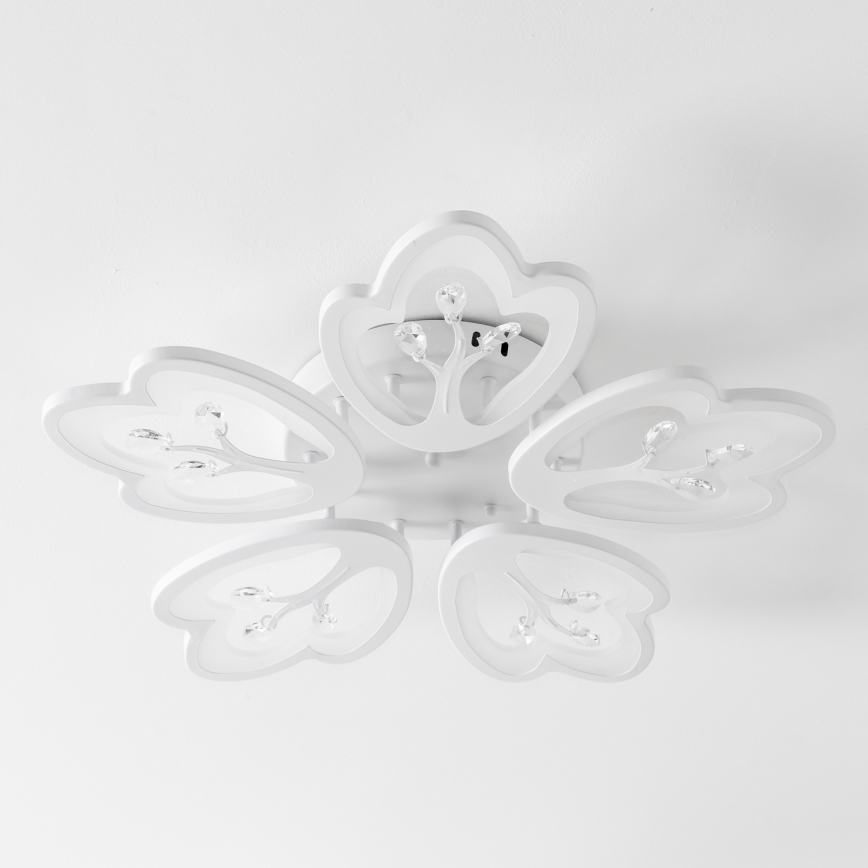 Brilagi - Lámpara de techo LED regulable TWIST LED/80W/230V 3000-6500K blanco + control remoto