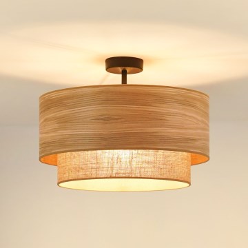 Brilagi - Lámpara de techo MONTANA BOHO 1xE27/15W/230V diá. 45 cm marrón