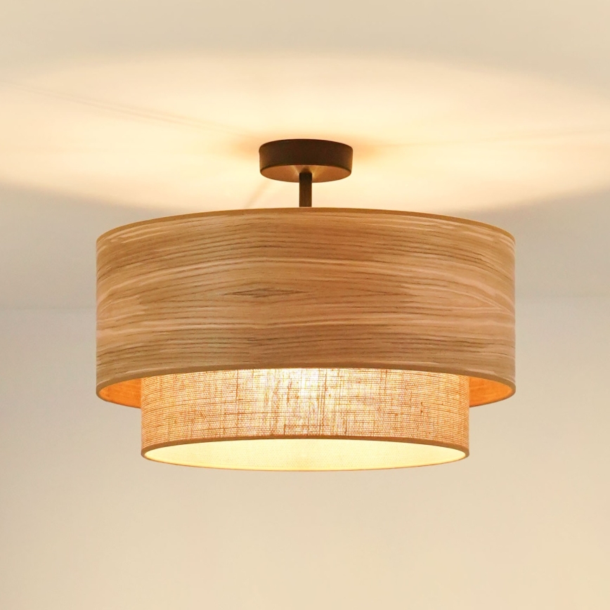 Brilagi - Lámpara de techo MONTANA BOHO 1xE27/15W/230V diá. 45 cm marrón
