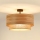 Brilagi - Lámpara de techo MONTANA BOHO 1xE27/15W/230V diá. 45 cm marrón