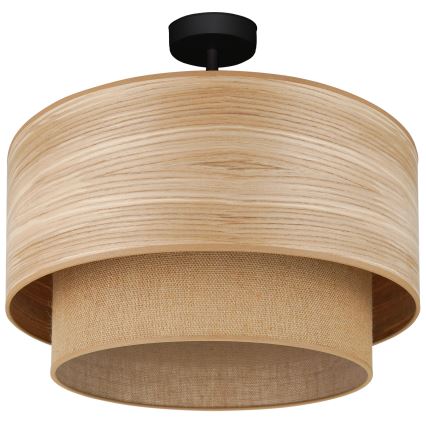 Brilagi - Lámpara de techo MONTANA BOHO 1xE27/15W/230V diá. 45 cm marrón