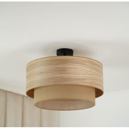 Brilagi - Lámpara de techo MONTANA BOHO 1xE27/15W/230V diá. 45 cm marrón