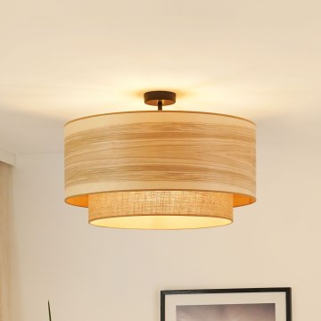 Brilagi - Lámpara de techo MONTANA BOHO 1xE27/15W/230V diá. 60 cm marrón