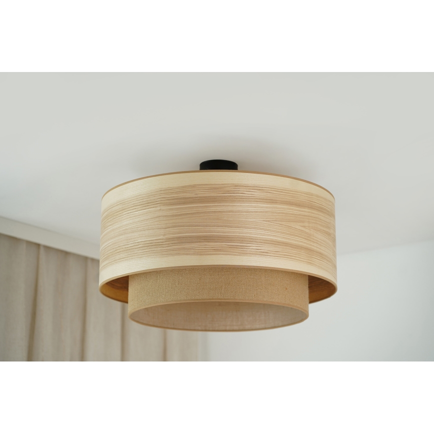 Brilagi - Lámpara de techo MONTANA BOHO 1xE27/15W/230V diá. 60 cm marrón