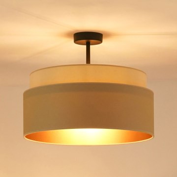 Brilagi - Lámpara de techo OREGON VEGE 1xE27/15W/230V diá. 45 cm beige