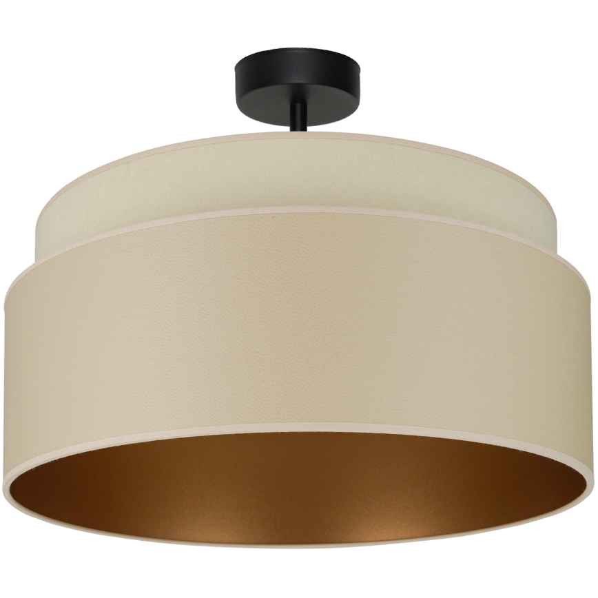 Brilagi - Lámpara de techo OREGON VEGE 1xE27/15W/230V diá. 45 cm beige