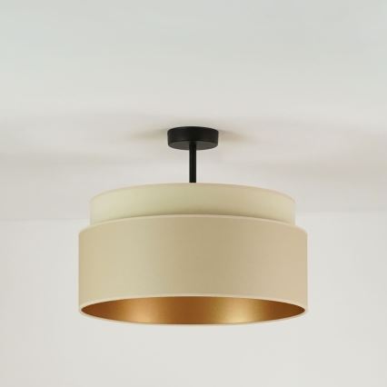 Brilagi - Lámpara de techo OREGON VEGE 1xE27/15W/230V diá. 45 cm beige