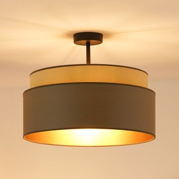 Brilagi - Lámpara de techo OREGON VEGE 1xE27/15W/230V diá. 45 cm gris