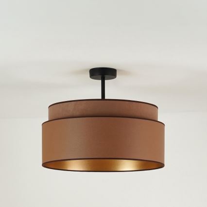 Brilagi - Lámpara de techo OREGON VEGE 1xE27/15W/230V diá. 45 cm marrón