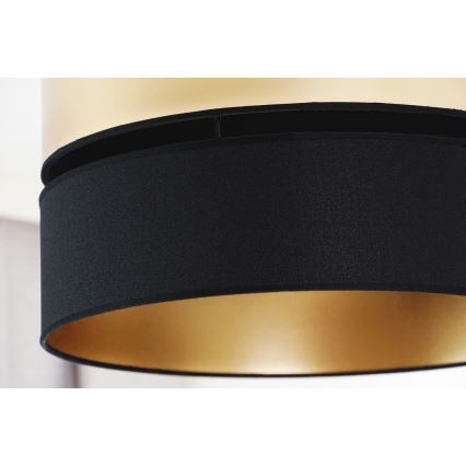 Brilagi - Lámpara de techo ROYAL 1xE27/15W/230V diá. 40 cm negro/dorado