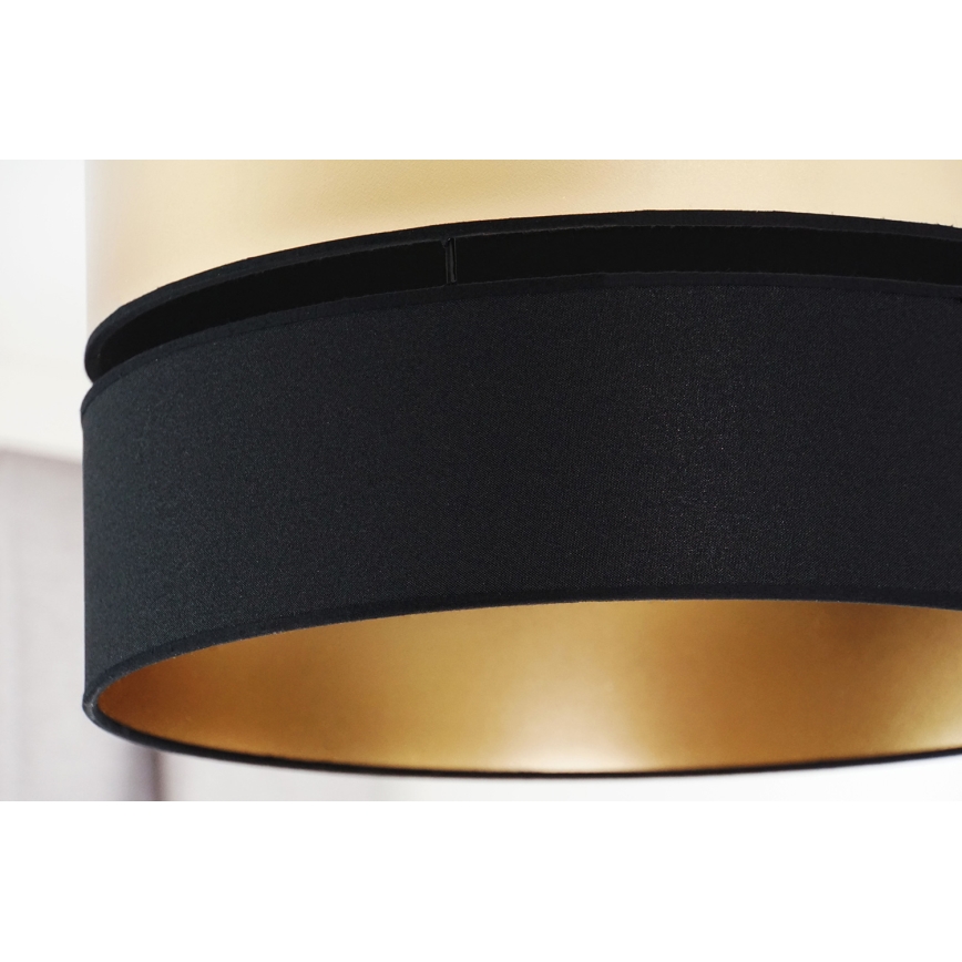 Brilagi - Lámpara de techo ROYAL 1xE27/15W/230V diá. 40 cm negro/dorado