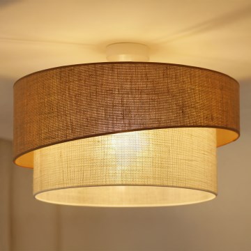 Brilagi - Lámpara de techo SHINE 1xE27/15W/230V diá. 50 cm beige/color crema