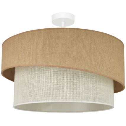 Brilagi - Lámpara de techo SHINE 1xE27/15W/230V diá. 50 cm beige/color crema