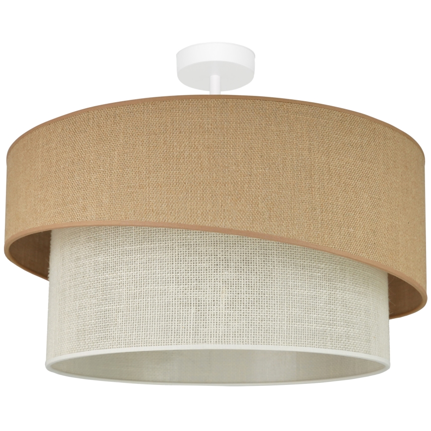 Brilagi - Lámpara de techo SHINE 1xE27/15W/230V diá. 50 cm beige/color crema
