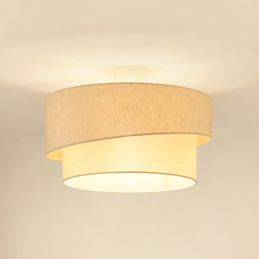 Brilagi - Lámpara de techo SHINE 1xE27/15W/230V diá. 50 cm color crema