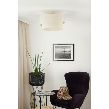 Brilagi - Lámpara de techo SHINE 1xE27/15W/230V diá. 50 cm color crema