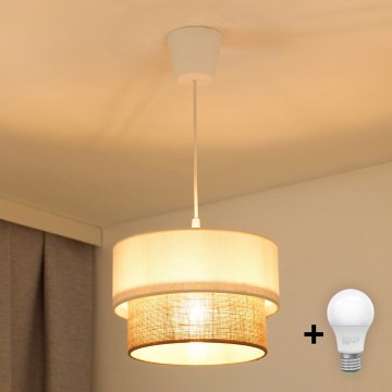 Brilagi - Lámpara LED colgante BOHO STYLE 1xE27/15W/230V diá. 25 cm