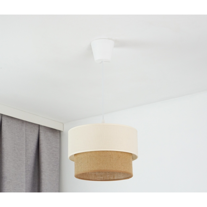 Brilagi - Lámpara LED colgante BOHO STYLE 1xE27/15W/230V diá. 25 cm